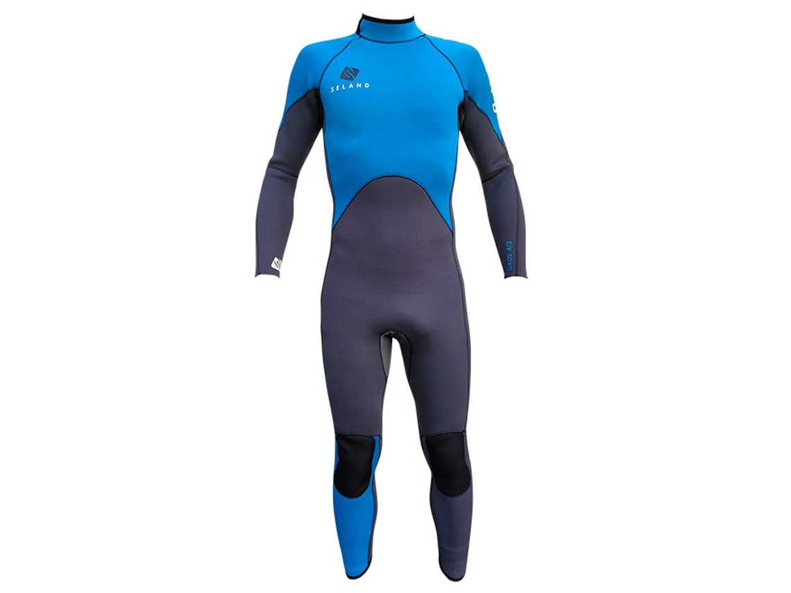 Fato Neoprene Infantil Gros Azul Cinzento 8 Yearsseland