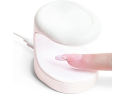2025 Branco 1 Unidade Mini Lâmpada Uv para Unhas Eua Secador de Esmalte Profissional Lâmpada Uv Led para Unhas Usb Portátil NOSTALGIA88