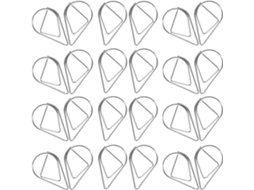 Clips De Papel Metal Prateado, Em Formato De Gota, Pequenos Clipes Para Escritório, 150 Unidades, Mini Clipes Para