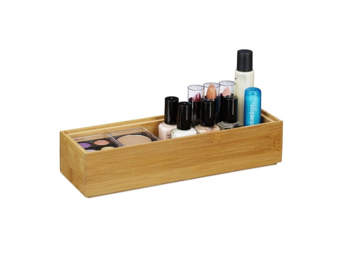 Caixa De Armazenamento De Bambu B2x