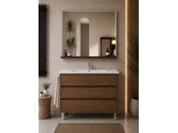 Móvel De Casa De Banho Com Lavatório Origenbath Imperia Sem Espelho 100x40 Cm Freixo Tea
