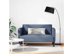 Vidaxl Sofá-luvas 109 Cm Tecido Corduroy Azul