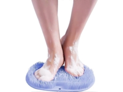 Massageador De Pés Para Chuveiro Com Ventosa, Almofada Acupressão Azul