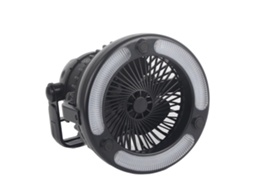 Ventilador Luz Teto Camping 18led Abs Leve Portátil com Gancho