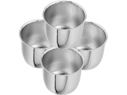 Calotas De Metal Cromadas Prateadas Para Rodas Reboque 108 Mm,conjunto 4 Peças,proteção Contra...