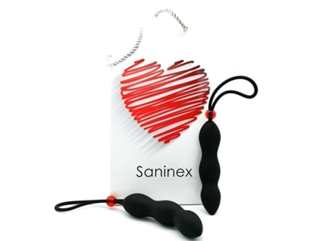 Plug Anal SANINEX SEXTOYS Climax Com Anel De Pênis (Preto)