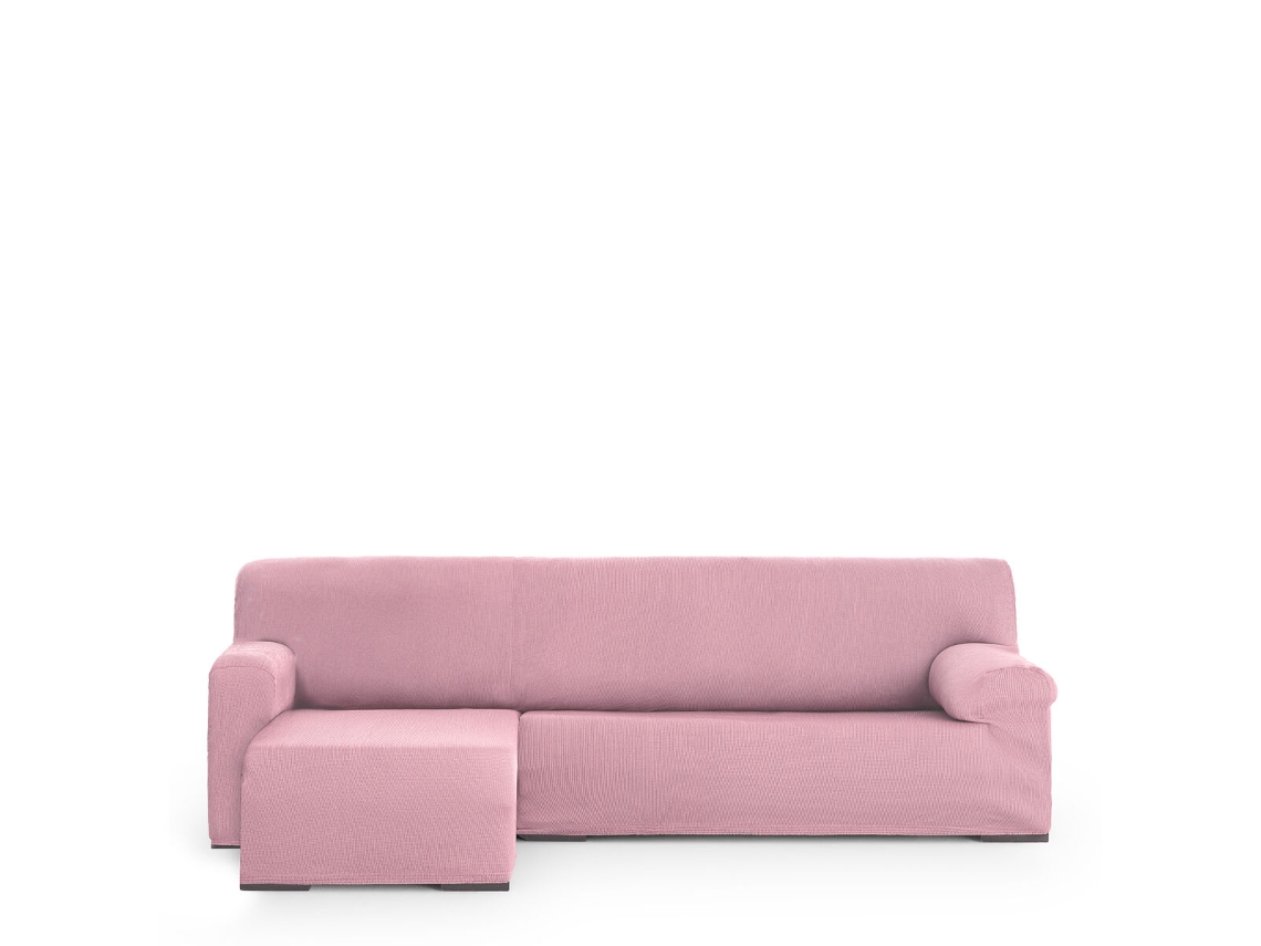 Capa para chaise longue de braço comprido esquerdo EYSA ULISES Cor de Rosa 110 x 110 x 310 cm