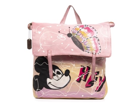 Mochila De Mulher Firenze Artegiani Antillo Genuíno Acabamento Sauvage Pele Multicor (34.5)