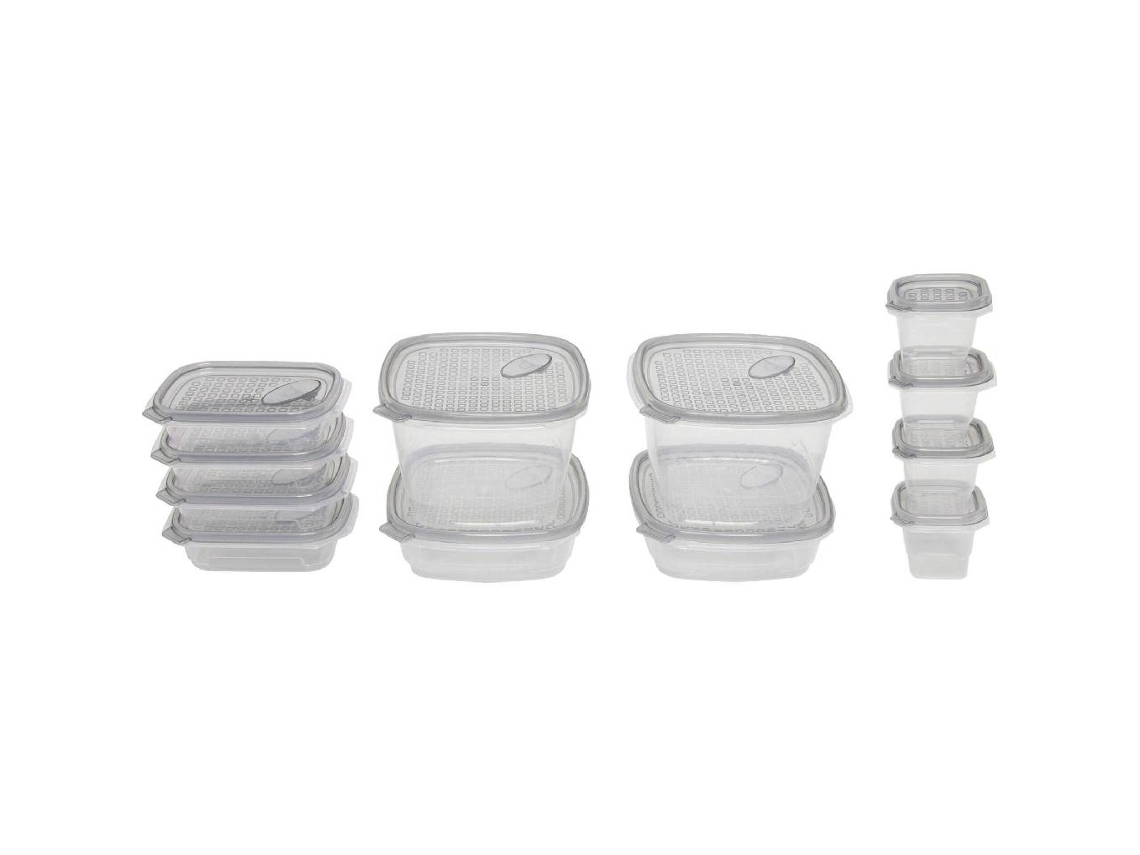 Conjunto de 12 Caixas Hermética Click and Fresh KASA 1 un