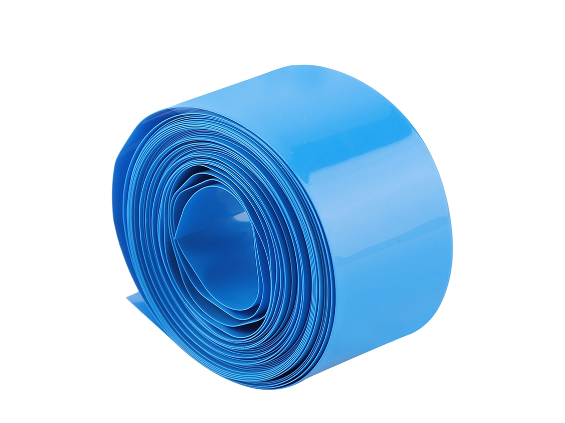 Tubo Térmico Retrátil Pvc Para Bateria 18650 18500 Proteção 30mmφ18.5mm 5m