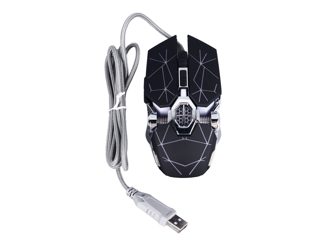 Mouse Gamer Mecânico Com Rgb Fio