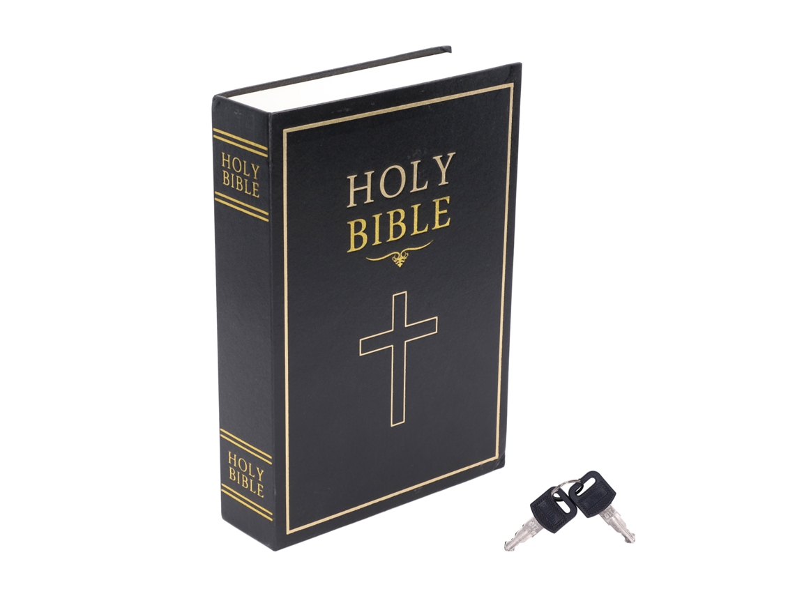 Cofre de Livro de Desvio Seguro com Chave | S/MARCA