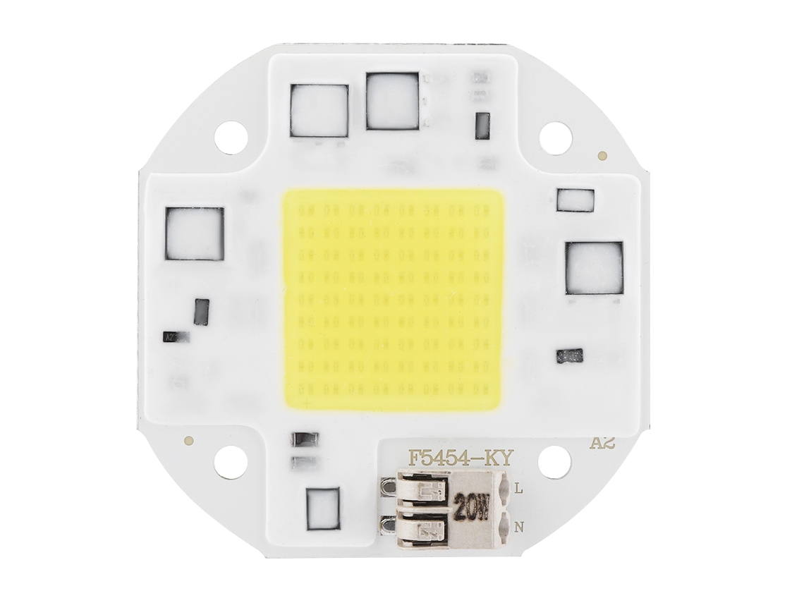 2026 chip de Fonte de Luz Cob 6000k 20w Ac 100 260v para Postes de Iluminação e Projetores