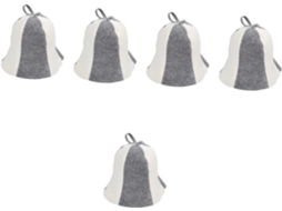 Conjunto De 5 Peças De Chapéu De Sauna De Feltro Respirável Para Mulheres E Homens.