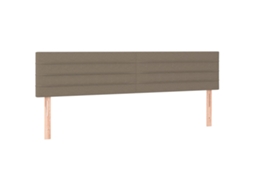 Headboard, Headboards Vidaxl Cinzento-acastanhado Tecido (180 Cm)