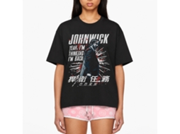 Rockinstone John Wick I'm Thinking I'm Back Black Adult T-shirt Size:l