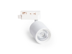 Foco Trilho Led Monofásico 10w Regulável Mallet Branco 3000k Branco Quente Ledkia