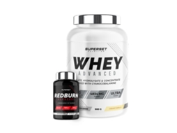 Programme Spécial Muscle Sec 100 Whey Proteine Advanced 900g Vanille Crémeuse Redburn Hardcore Superset Nutrition