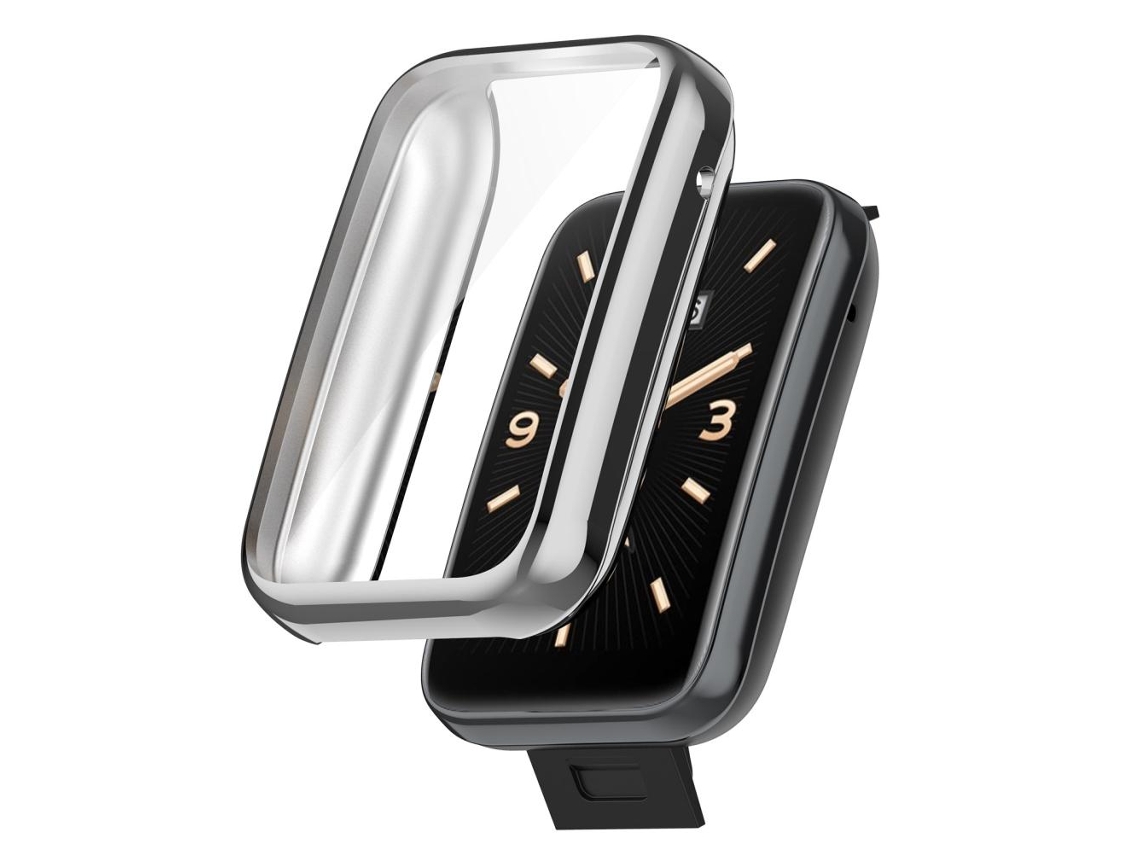 Capa para Smartwatch EOOCOO (quadro de Tpu Eletroplatado, Proteção de Vidro Temperado)