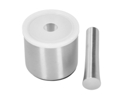 Pilão e moedor de aço inox para condimentos | S/MARCA