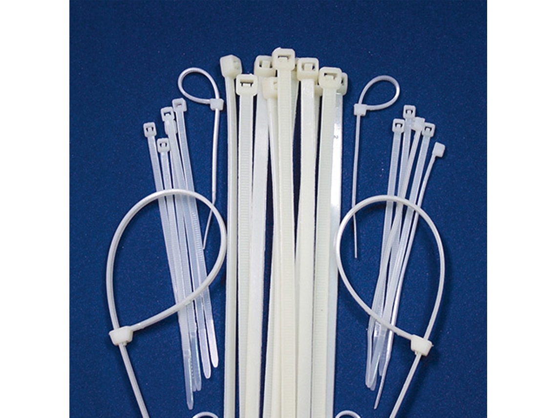 Greenhouse de Cabo 7.2X300 Lock Branco Saco de 100 Unidades