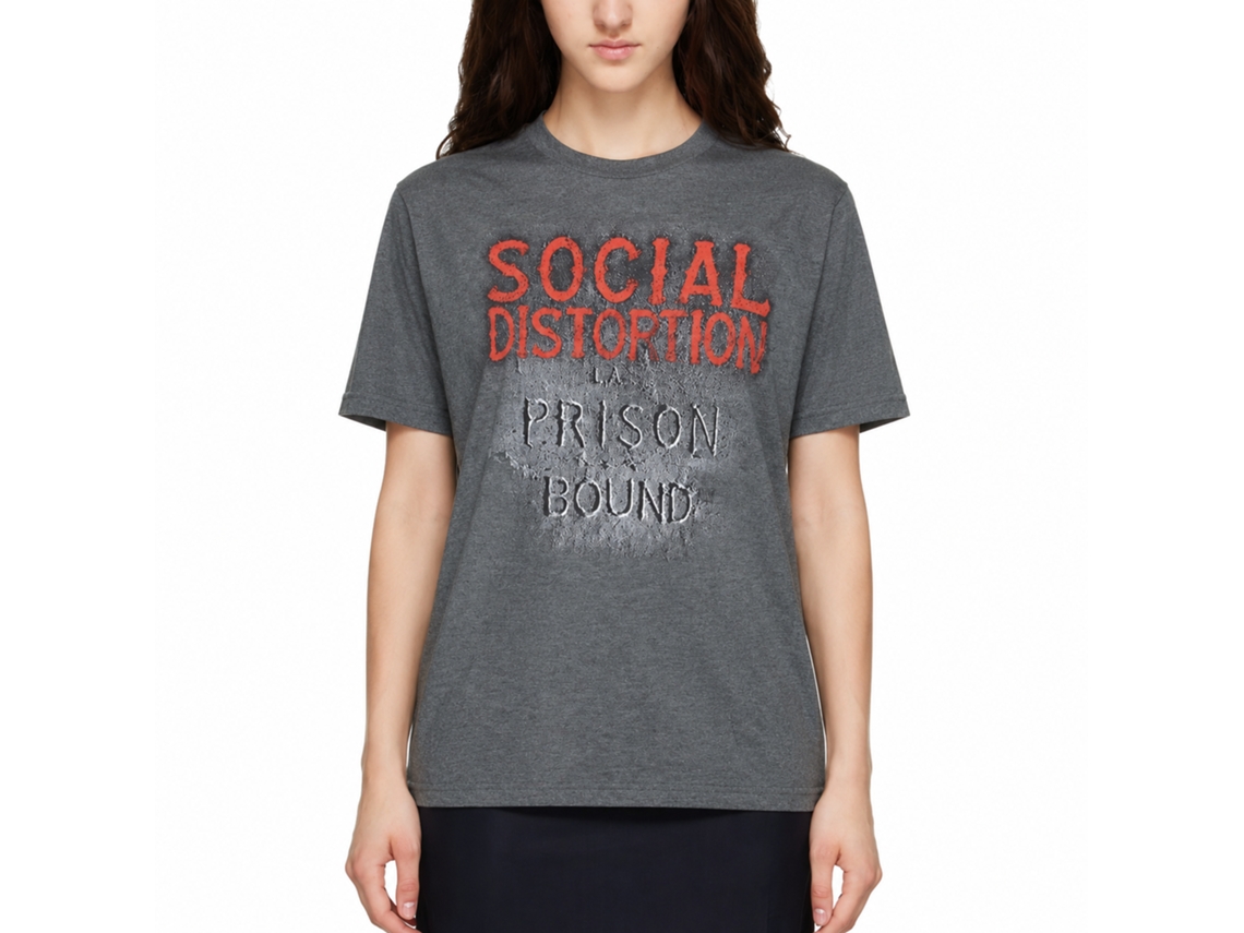 Social Distortion Prison Bound T-shirt Unisex Adults Size:m