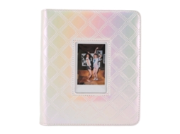 Álbum De Fotos 36 Páginas 288 Y 1 Bolsillo Cubierta De Cuero Pu Forro Impermeable Pvc Para Tarjetas Entradas Color Blanco