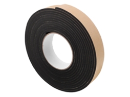 Fita De Vedação Autoadesiva Collbath Para Batentes Portas, Preta, 4 Mm