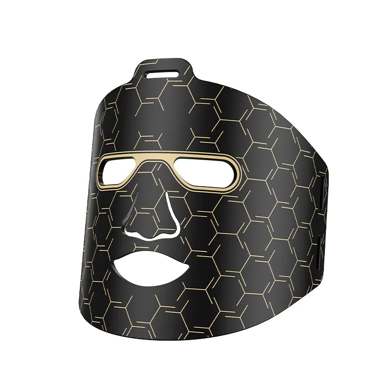 Máscara Facial Elétrica De Silicone Para Terapia Com Luz Vermelha, Ideal Para Cuidados Com A Pele E Beleza.