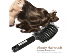 Pincel De Pelo Abody Nylon Para Desenredar Y Masajear Cuero Cabelludo, Cepillo Paddle Para Mujer, Ideal Para Peluquerías