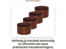 Ajustadores De Móveis 6 Cm - Ajustador Circular - Resistência Alta - Suporta 1.000 Lbs - Aço De Carbono - Design Antideslizante - Ajustar Móveis