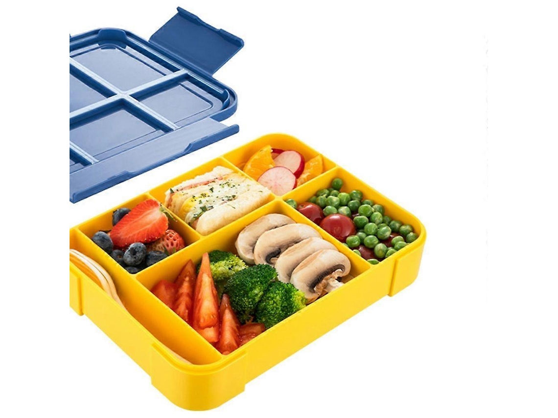 Lancheira Para Micro Ondas Bento Box Para Áreas Externas Recipiente Para Frutas E Alimentos Com Garfo E Colher Aquaforge
