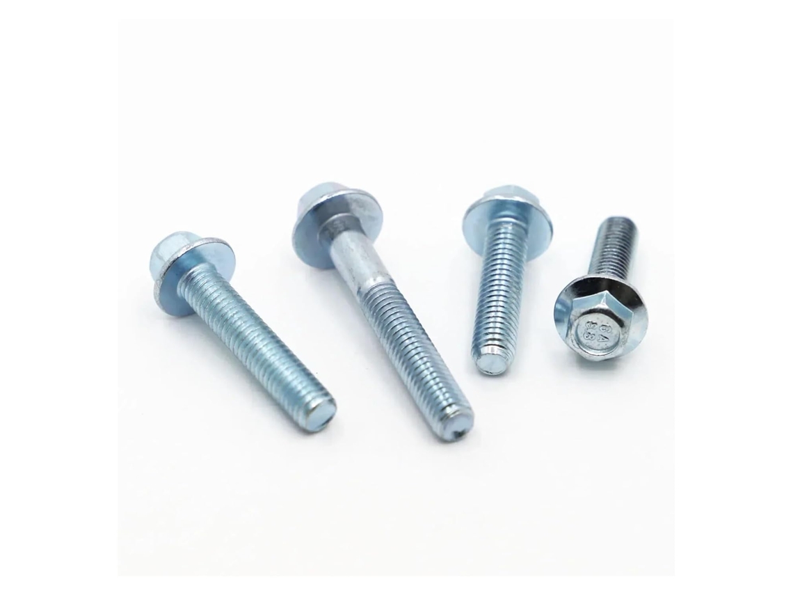 Parafusos De Flange Sextavados Galvanizados M5 M6 M8 Gb5787 Grau 8