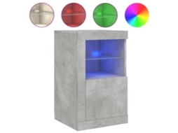 Side Cabinet, Side Cabinets Vidaxl Cinzeto Madeira Processada (n/a)
