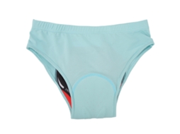 Calcinha Ciclismo Silicone Respirável Azul Claro Xl Verão