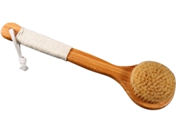 Escova De Banho Com Cabo Longo E Cerdas Para Massagem Corporal Esfoliação, Removendo Células Mortas Da Pele Ecológica E