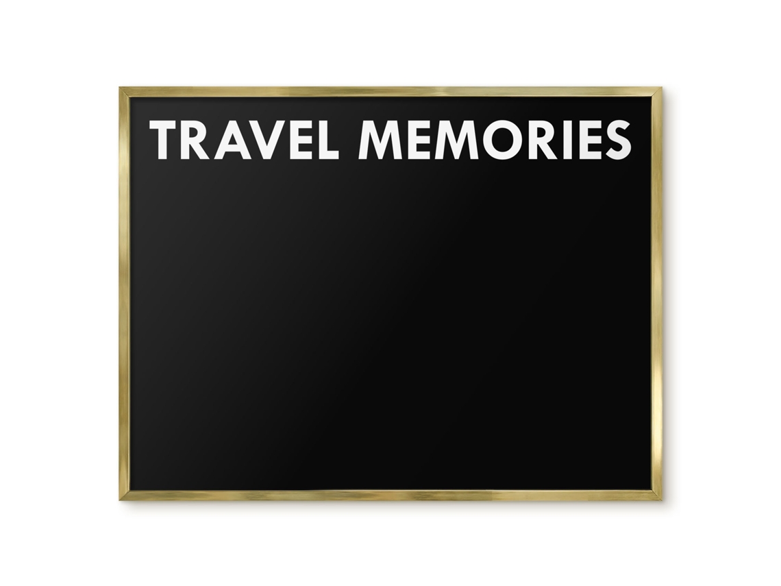Magnetic Board For Wall Travel Memories For The Bedroom Espelharte (80x60 Cm)