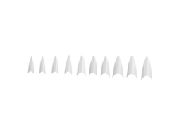 10pcs Pontas De Unhas Falsas De Forma Pontuda Meia Capa Unhas Artificiais Para Manicure 02