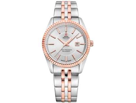 Relógio SWISS MILITARY BY CHRONO Mulher (Aço Inoxidável - Rosa)