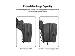 Bolsa Lateral De Moto À Prova D'água Expandível Com Efeito Reflexivo Para Hiking Viagem Pesca Ciclismo