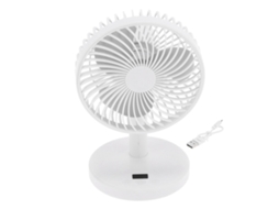 Ventilador de mesa mini portátil USB recarregável 4 marchas com bateria 4000mAh baixo ruído MARCA