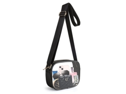 Bolsa de Ombro Transparente em Pvc, Bolsa de Armazenamento Impermeável para Viagens Ao Ar Livre. preto Alça de Ombro Única YUNZII