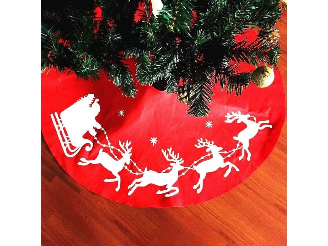 Saia De Árvore De Natal Rústica, Tradicional E Luxuosa