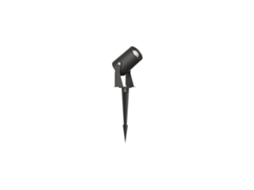 Refletor LED redondo Sair 10w IP65 Preto 2200k - Luz de jardim para plantas Ou Sebes H36cm - Beneito Faure