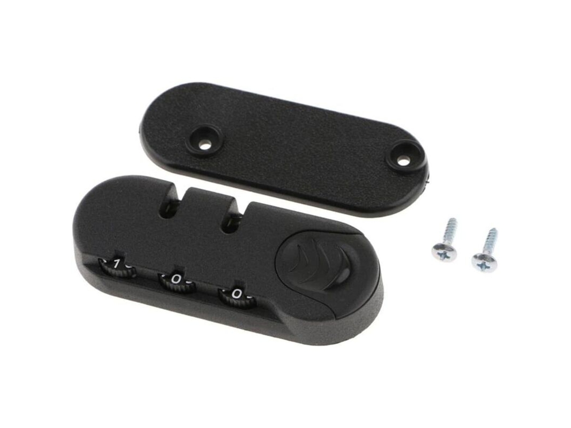 Conjunto de 2 Cadeados Combinação com Chaves Numeradas para Caixas e Malas BRILVIBERA