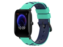 Pulseira De Silicone Bicolor De 20 Mm Para Amazfit Pop