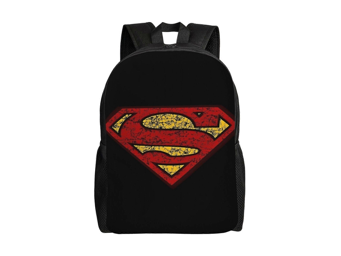 Mochila Superman I221 Para Escola E Trabalho, Leve E À Prova Dágua, Mochila Estilosa Para Estudantes E Adultos N221 Olysi Shop