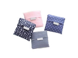 Pacote Com 4 Sacolas De Compras Dobráveis, Reutilizáveis ​​​​e Ecológicas, Para Supermercado, Que Vem Em Sacolas Acopladas . Aquaforge (cores Sortidas)