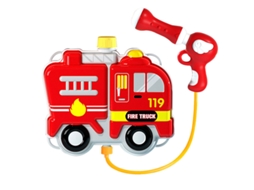 Yuysan Pistola De Água Mochila Infantil, Modelo Camião De Bombeiros, 2500 Ml