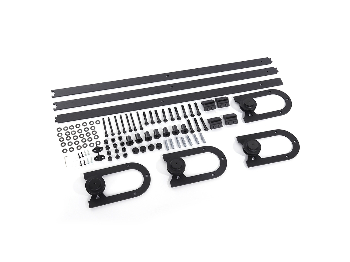 Roller Ferragens para Celeiro Porta Americano (para Portas Duplas de 3 Metros, Adequado para Pesos Pesados e Tamanhos Extra Grandes)